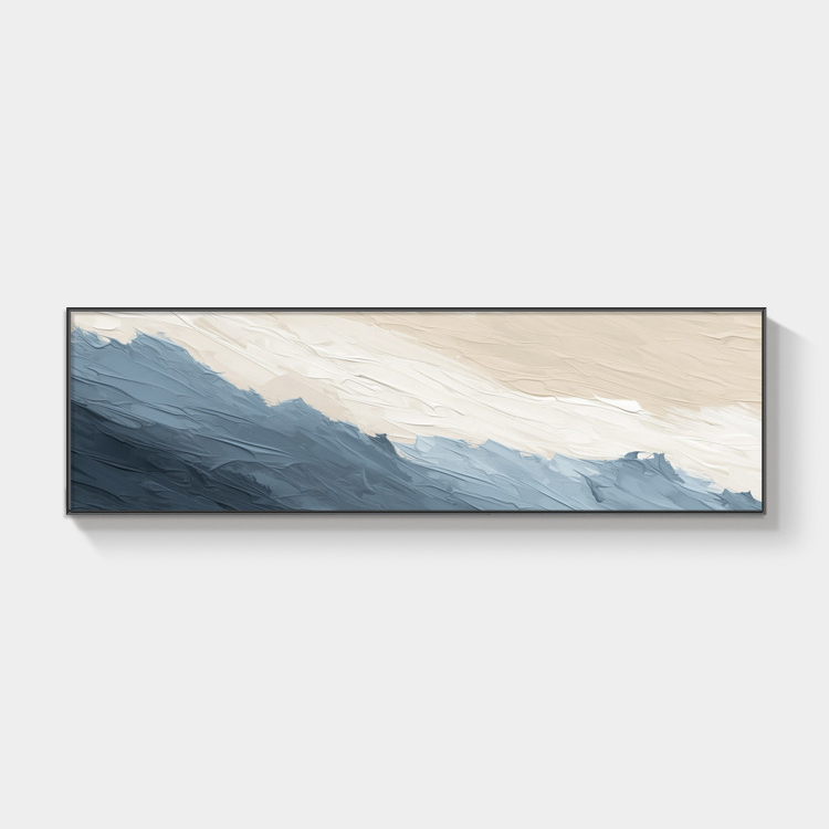 Minimalist Blue Whispers