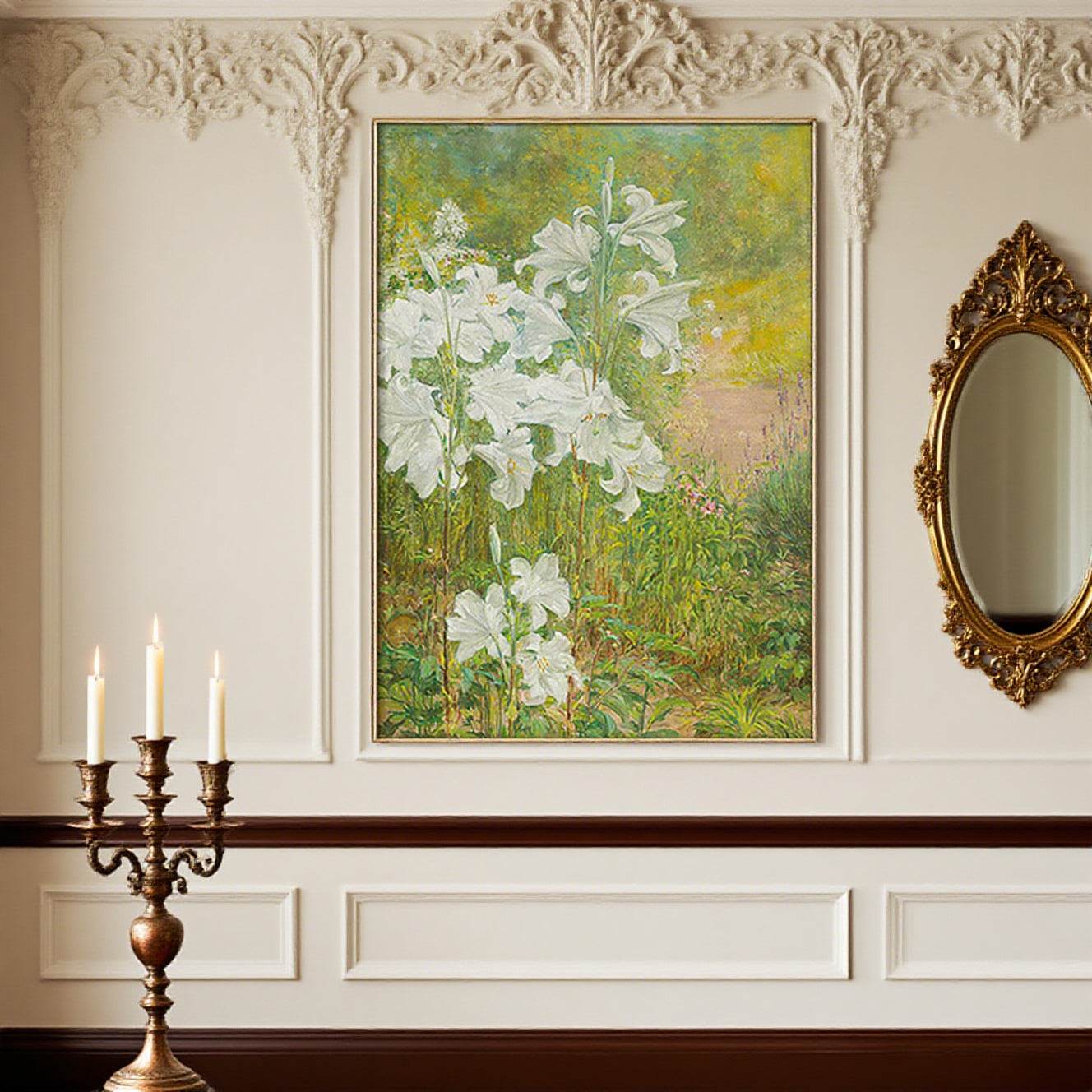 White Petals, Green Dreams