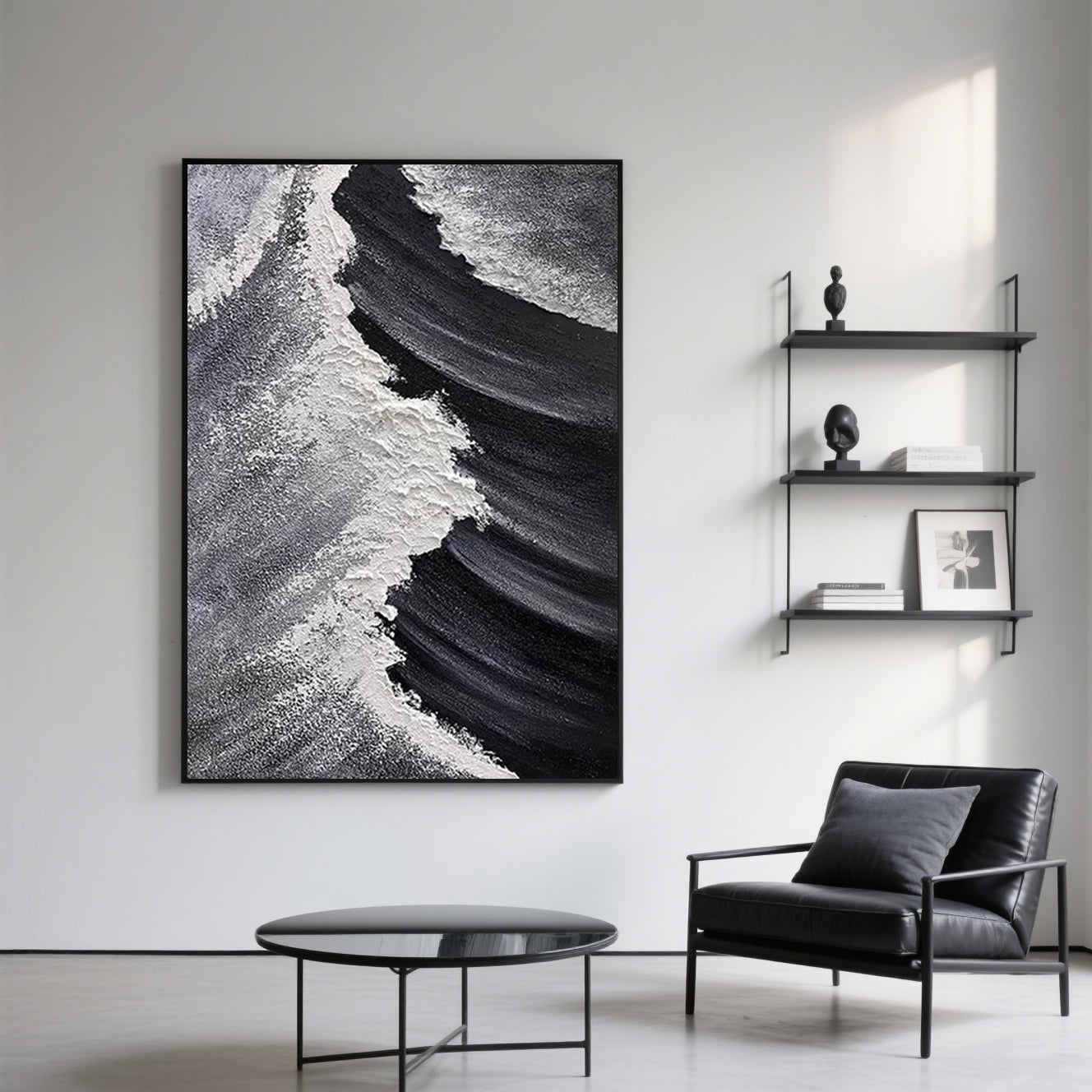 Modern Coastal Oil Painting
