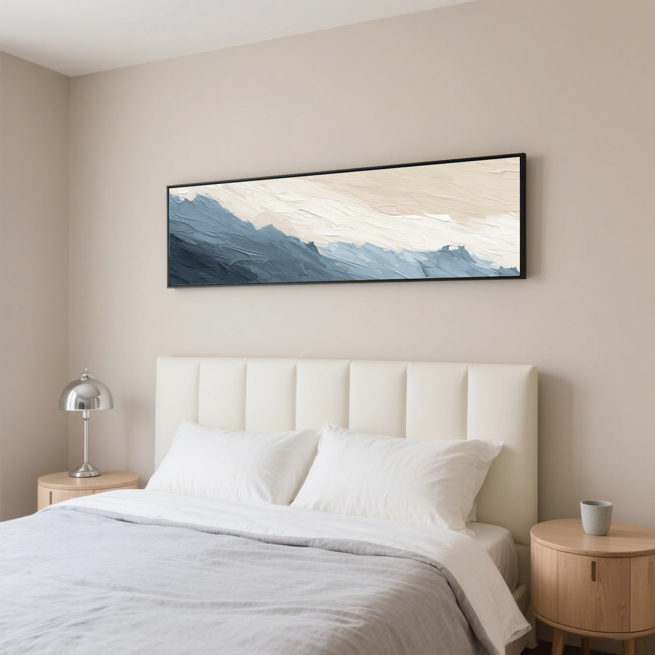 Minimalist Blue Whispers