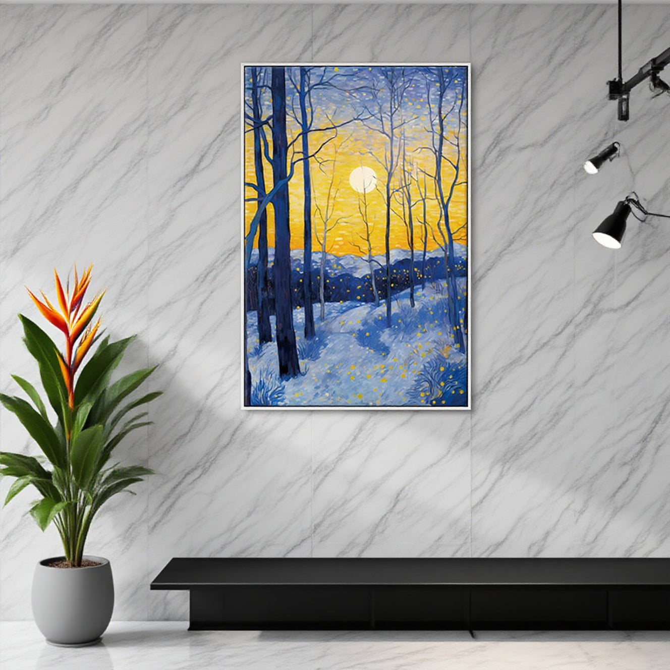 Blue Forest, Golden Light