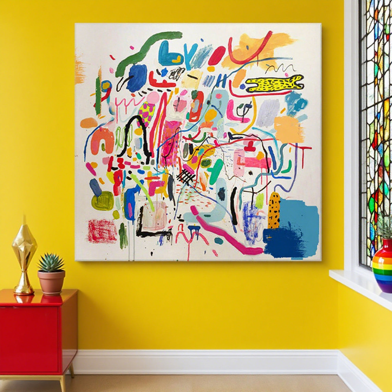 Whimsy Splash – Multicolor Expression