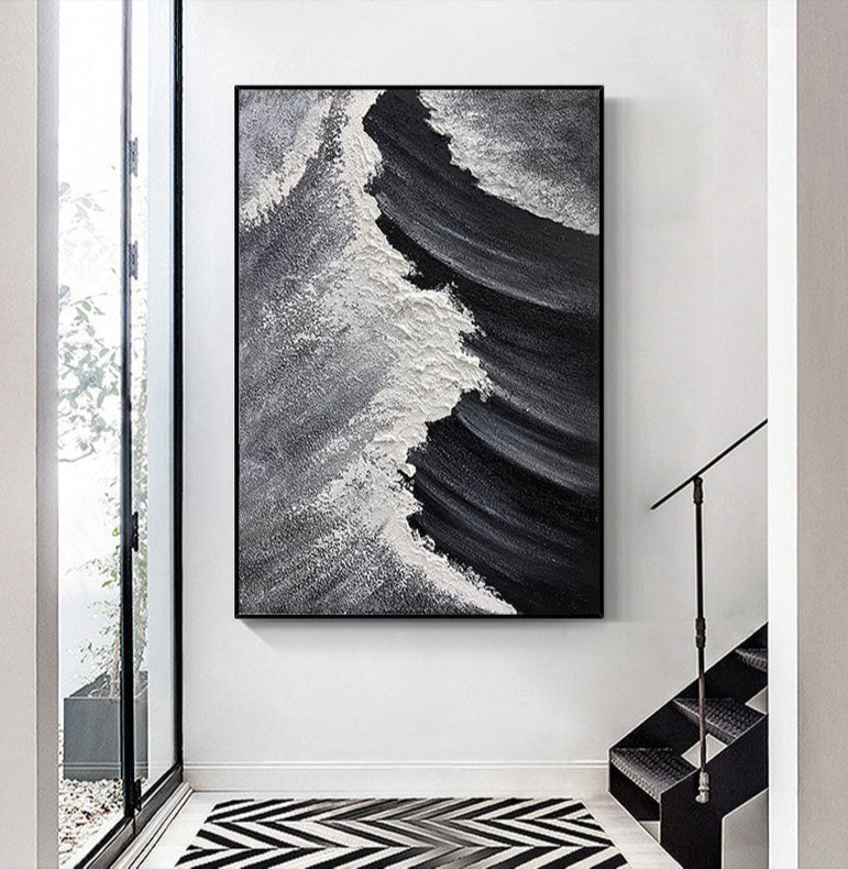 Modern Coastal Oil Painting