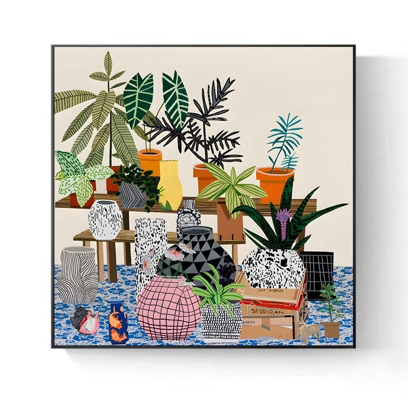 Patterned Jungle – Still Life in Bloom