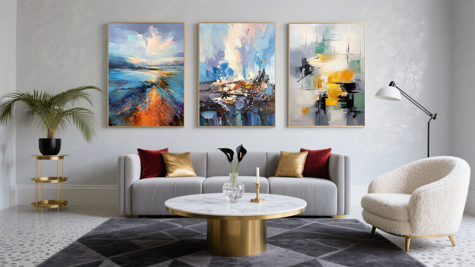 Best Living Room Oil Paintings: 5 Styles with Color Tips