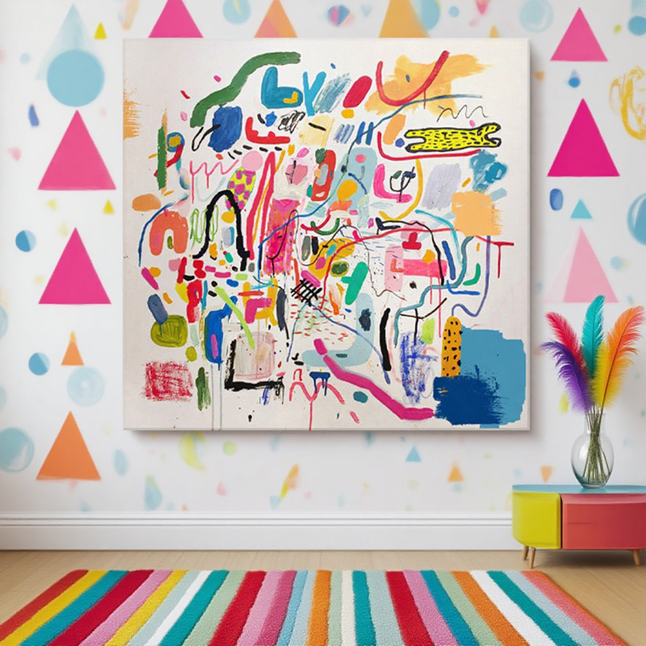 Whimsy Splash – Multicolor Expression