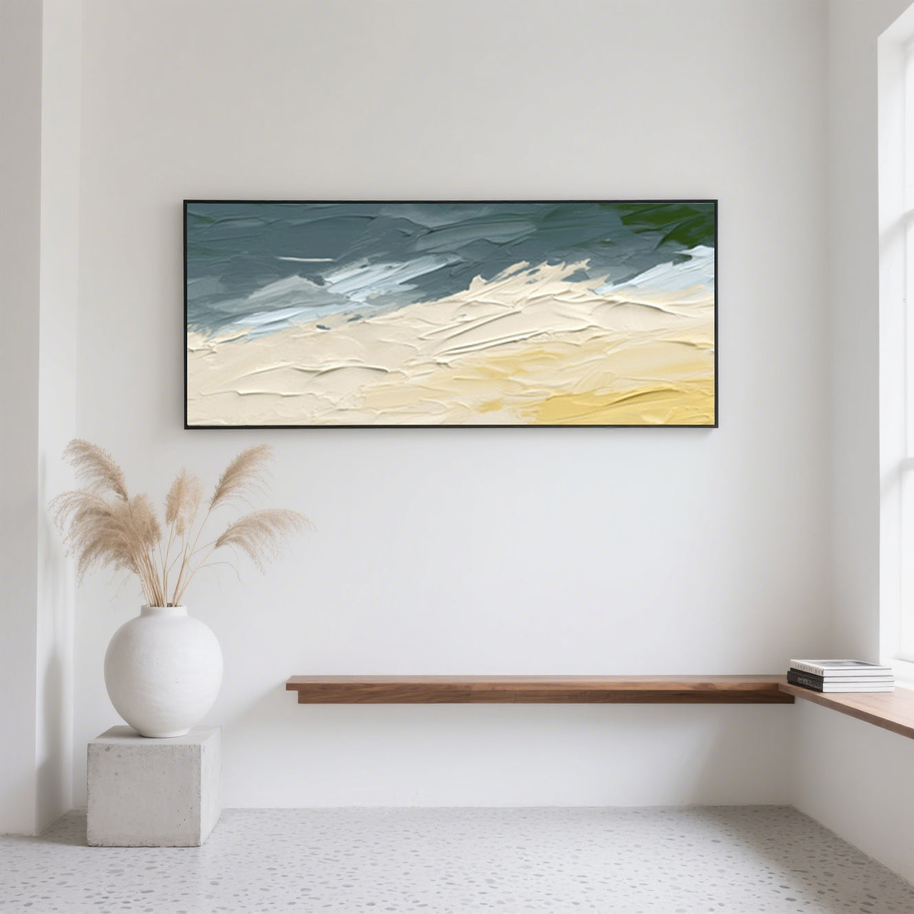 Tricolor Balance – Minimalist Art