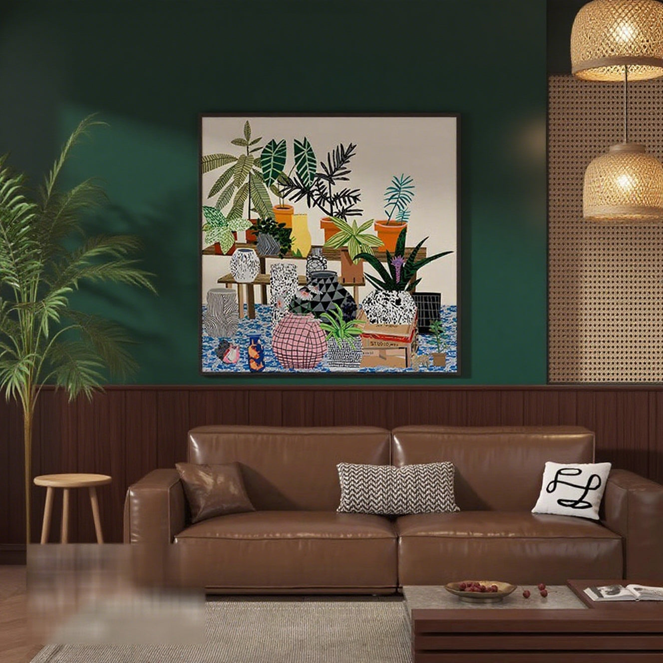 Patterned Jungle – Still Life in Bloom