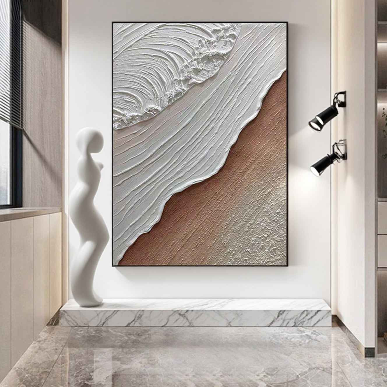 Embrace of Shore and Sea