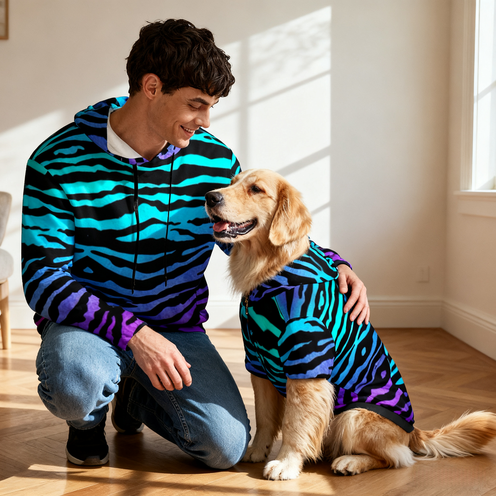 Neon Tiger Stripe Hoodie