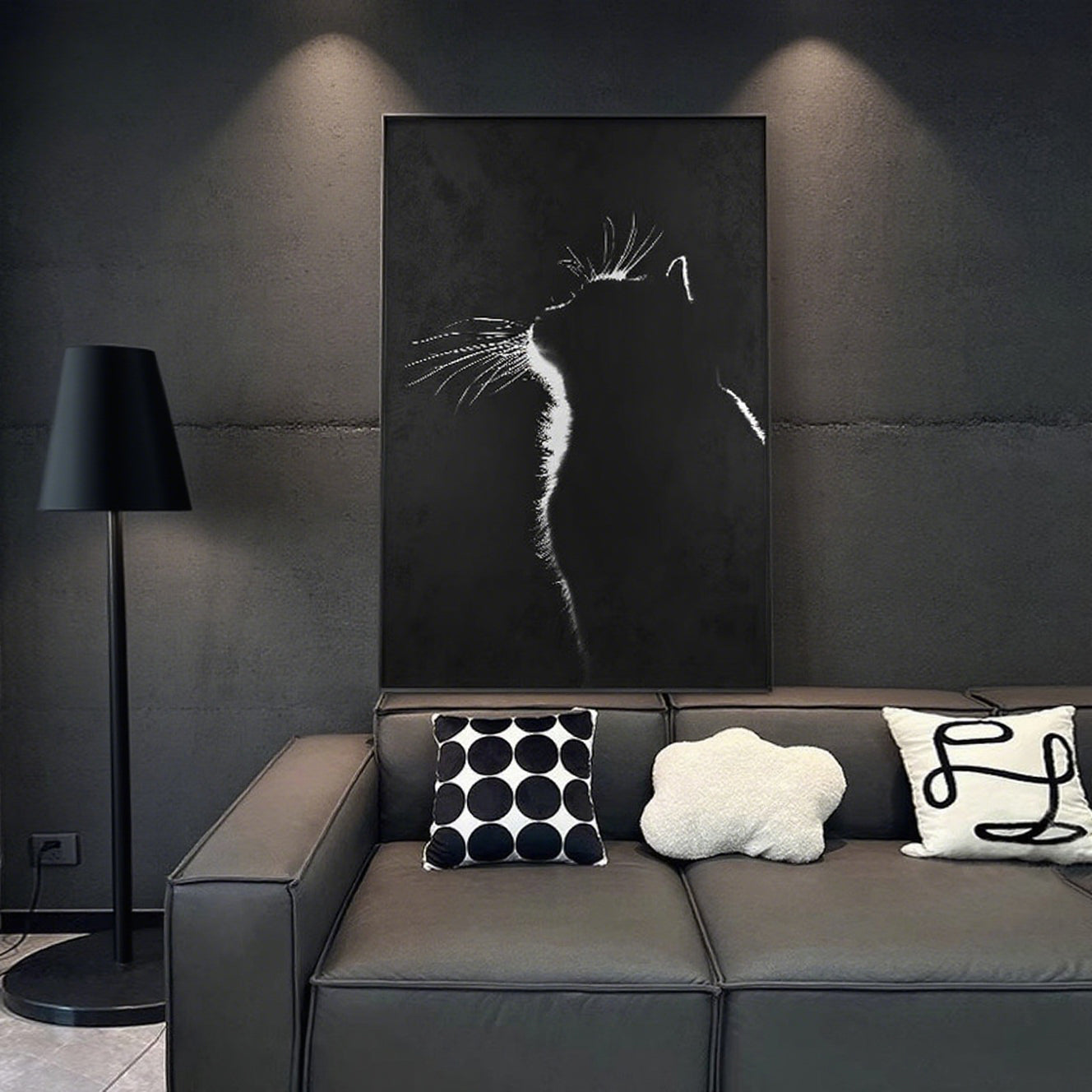 Feline in Light