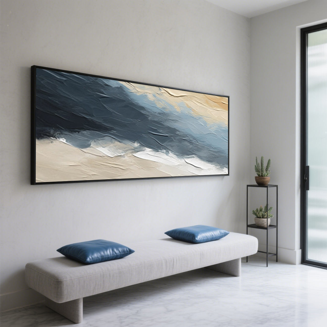 Hues in Harmony Minimalist Art