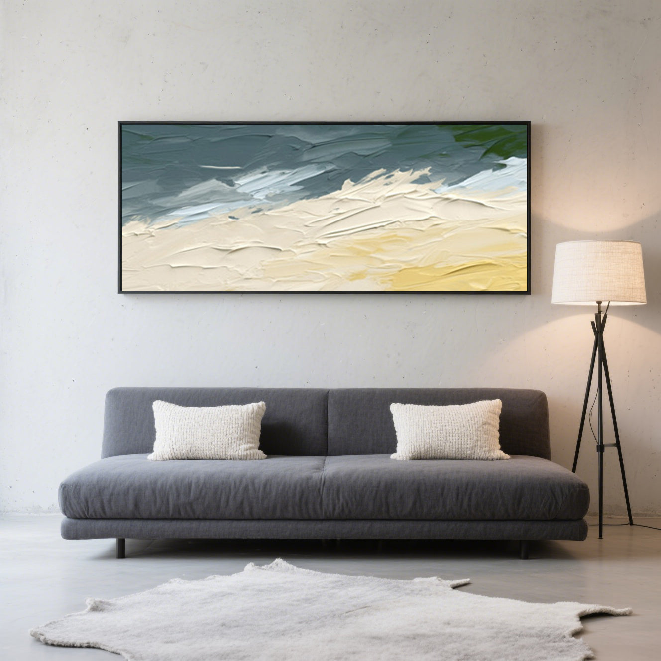 Tricolor Balance – Minimalist Art