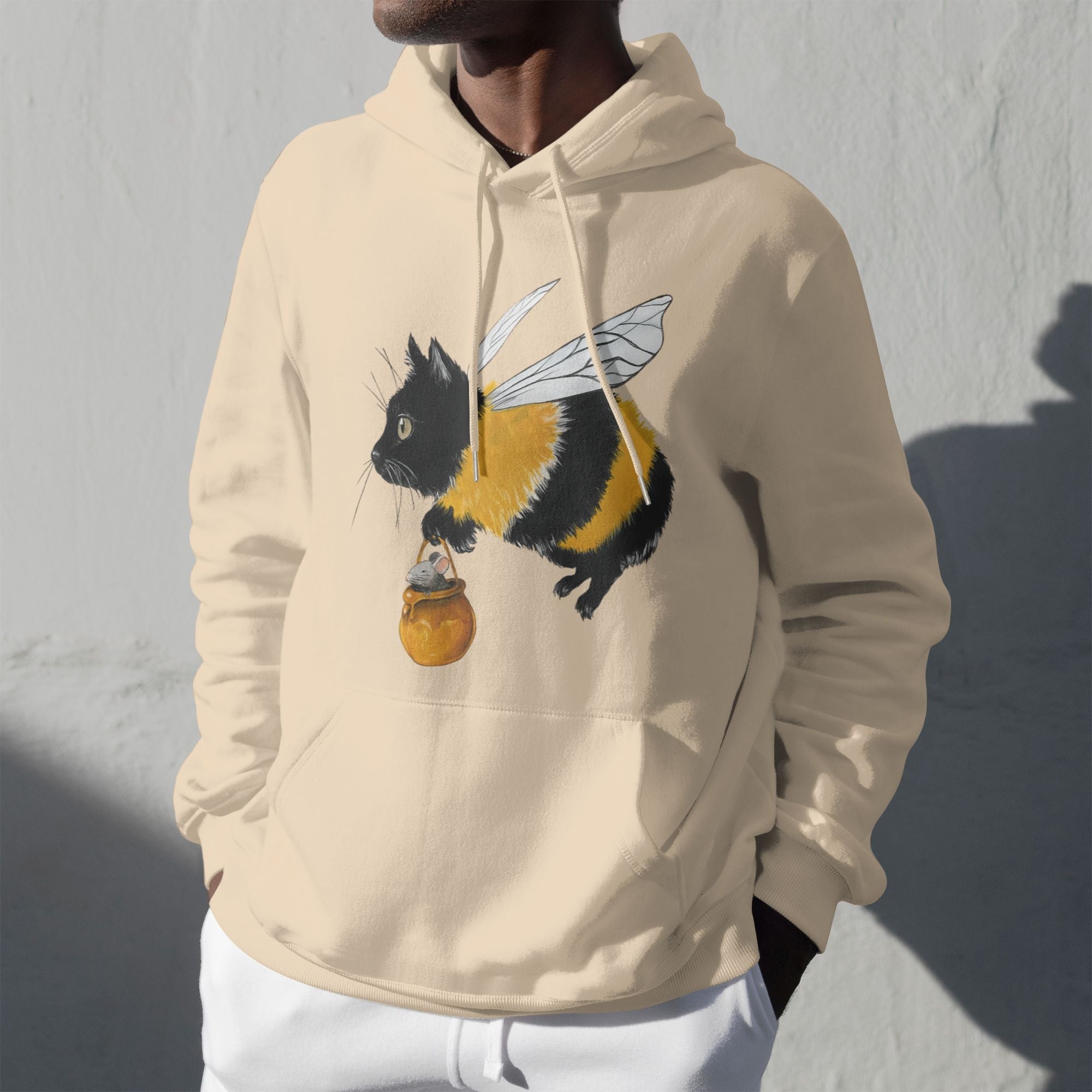 Bee Cat Dog Hoodie