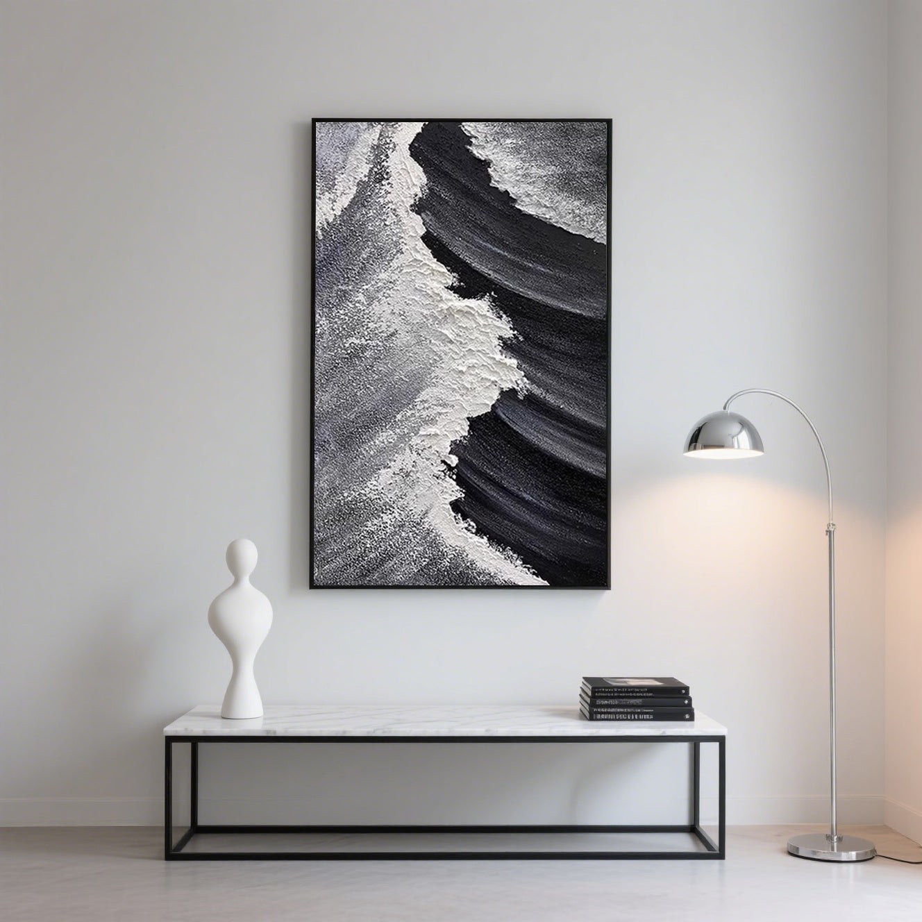 Modern Coastal Oil Painting