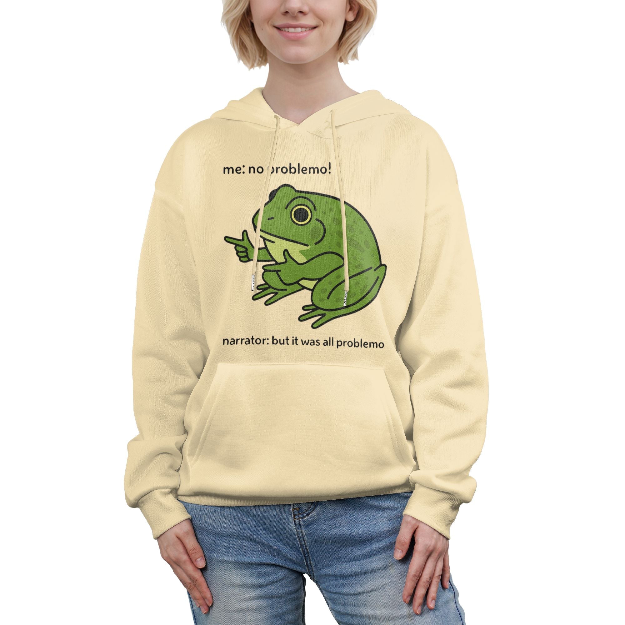 Funny Frog Meme Dog Hoodie