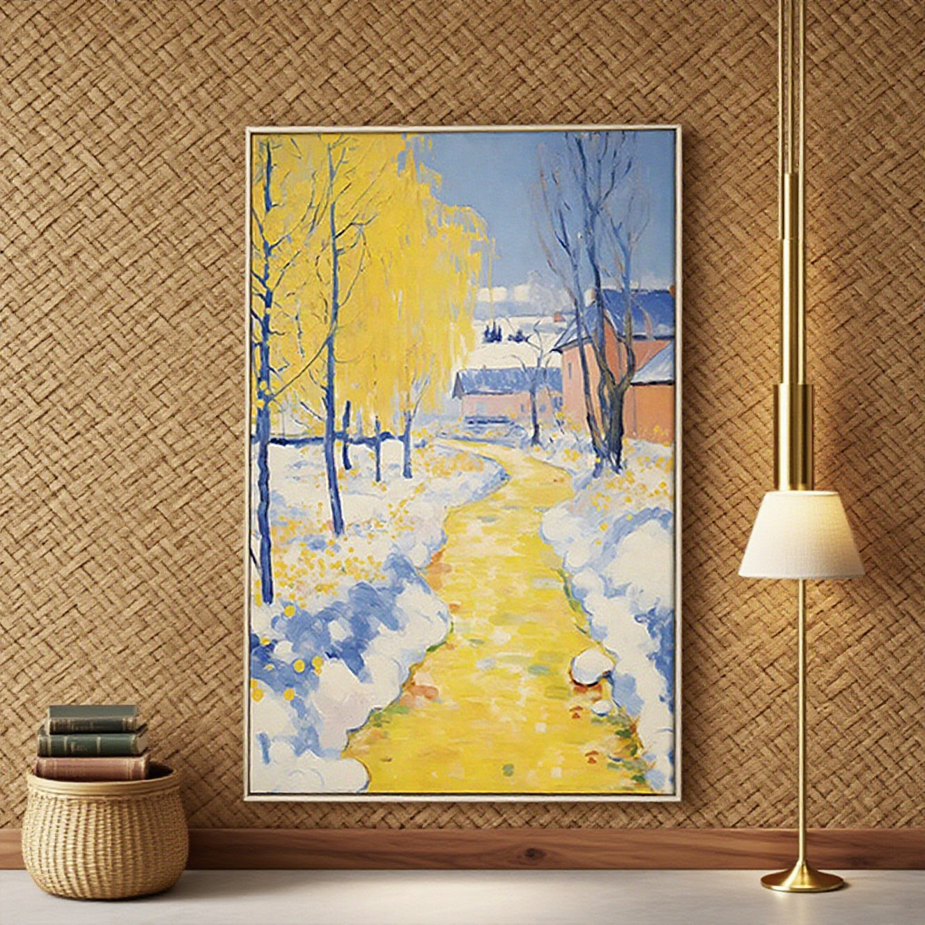 Sun in a Frozen Forest