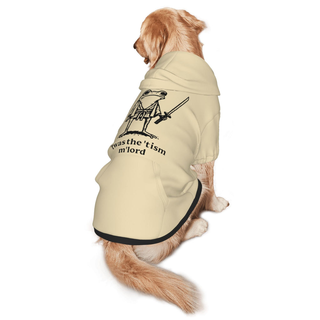 Medieval Frog Knight Dog Hoodie