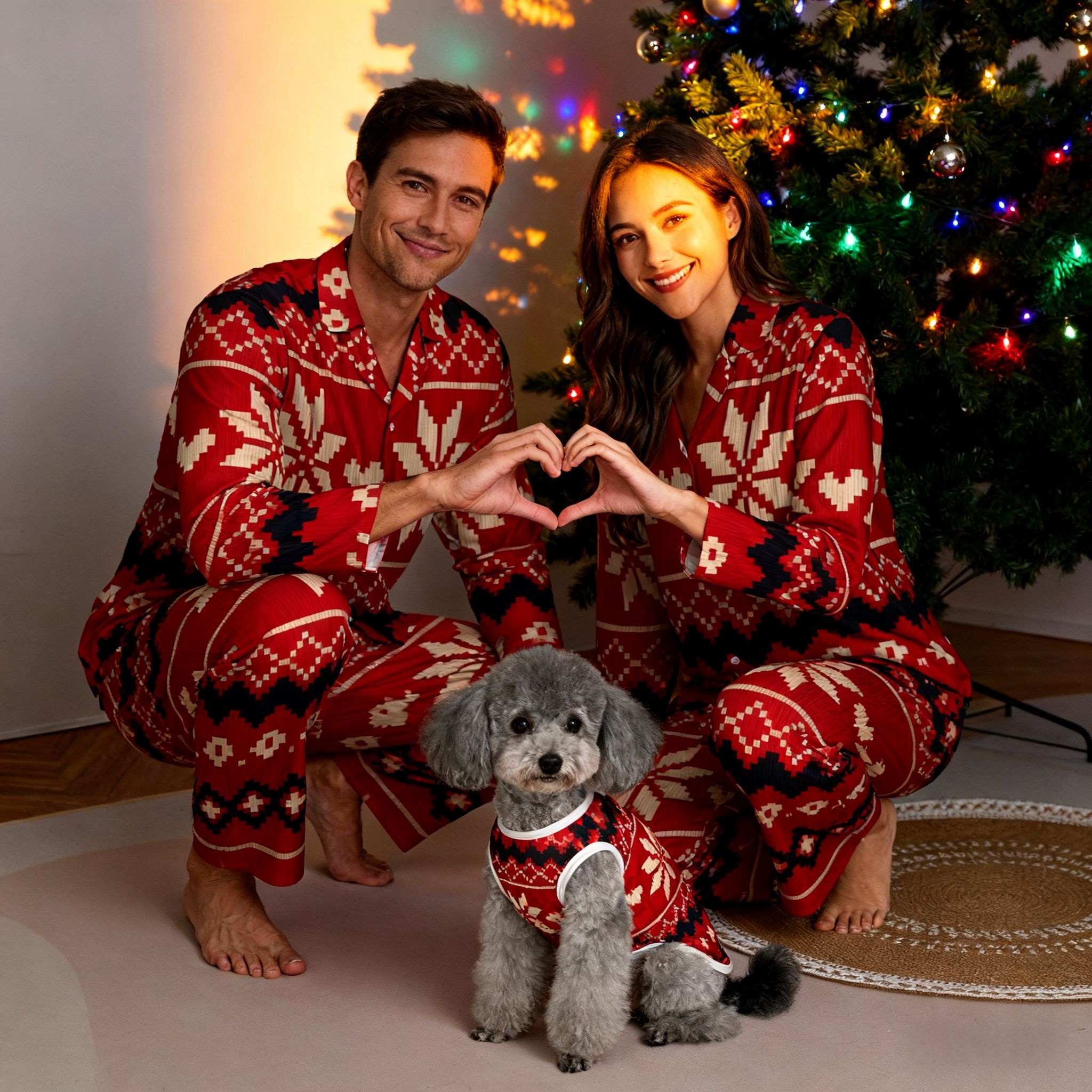 Holiday Nordic Snowflake Christmas Pajamas