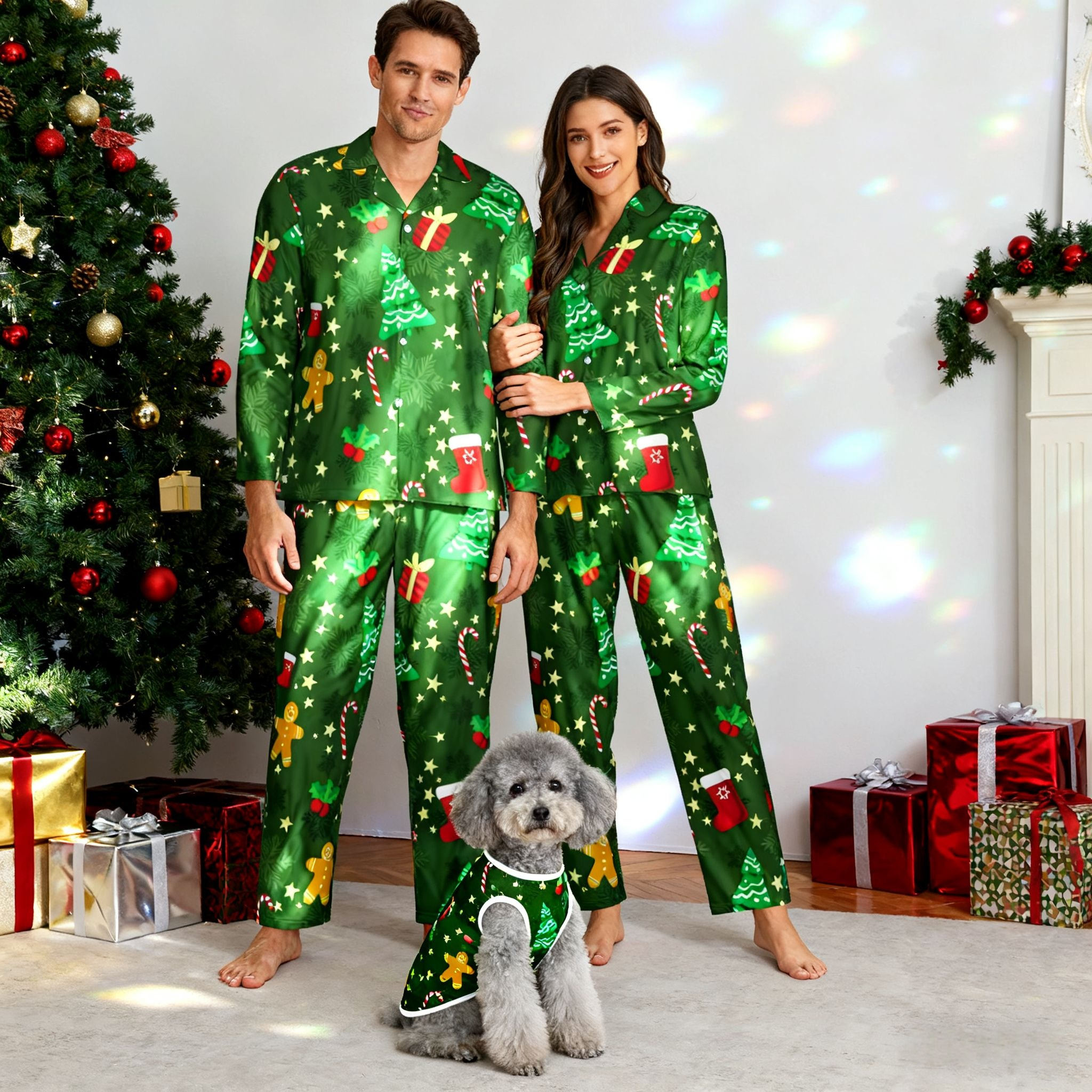 Holiday Festive Icons Christmas Pajamas