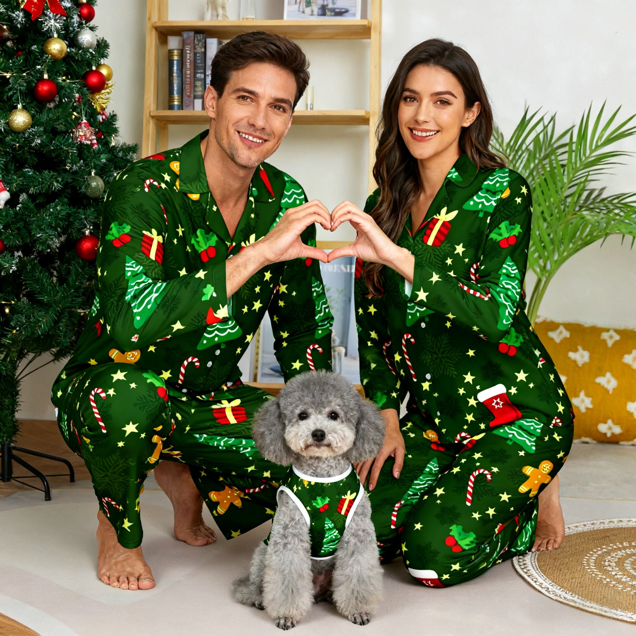 Holiday Festive Icons Christmas Pajamas