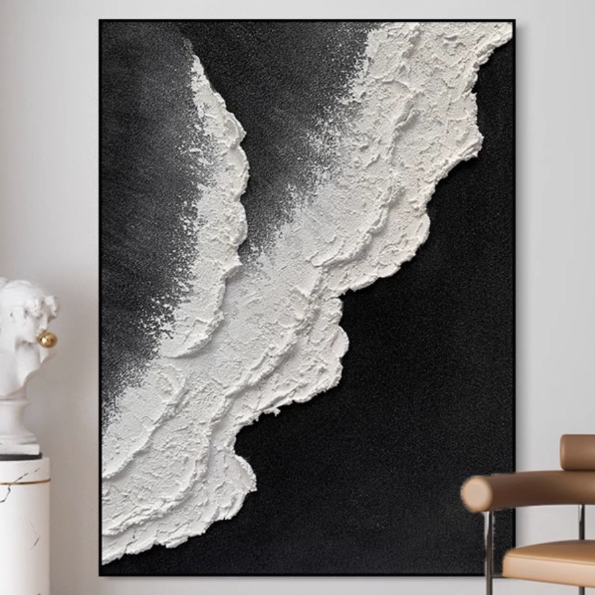 Ocean Waves Minimalist Art