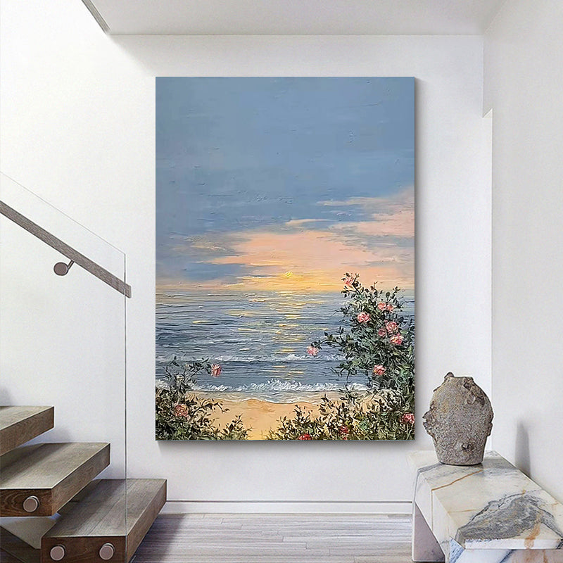 Where Waves Meet Flowers
