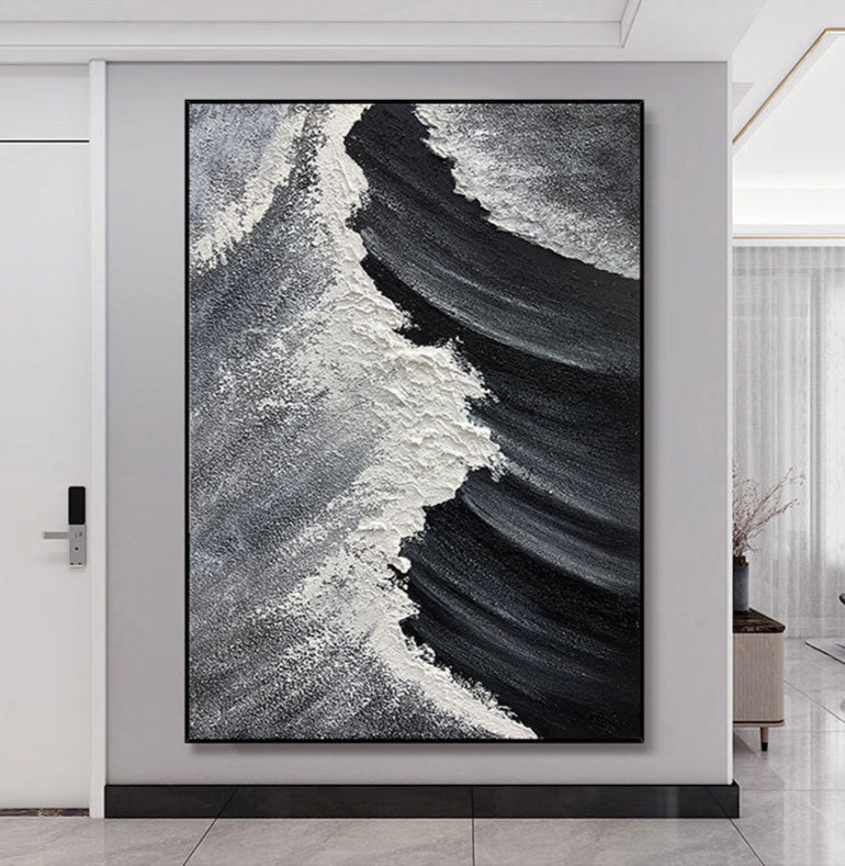 Modern Coastal Oil Painting