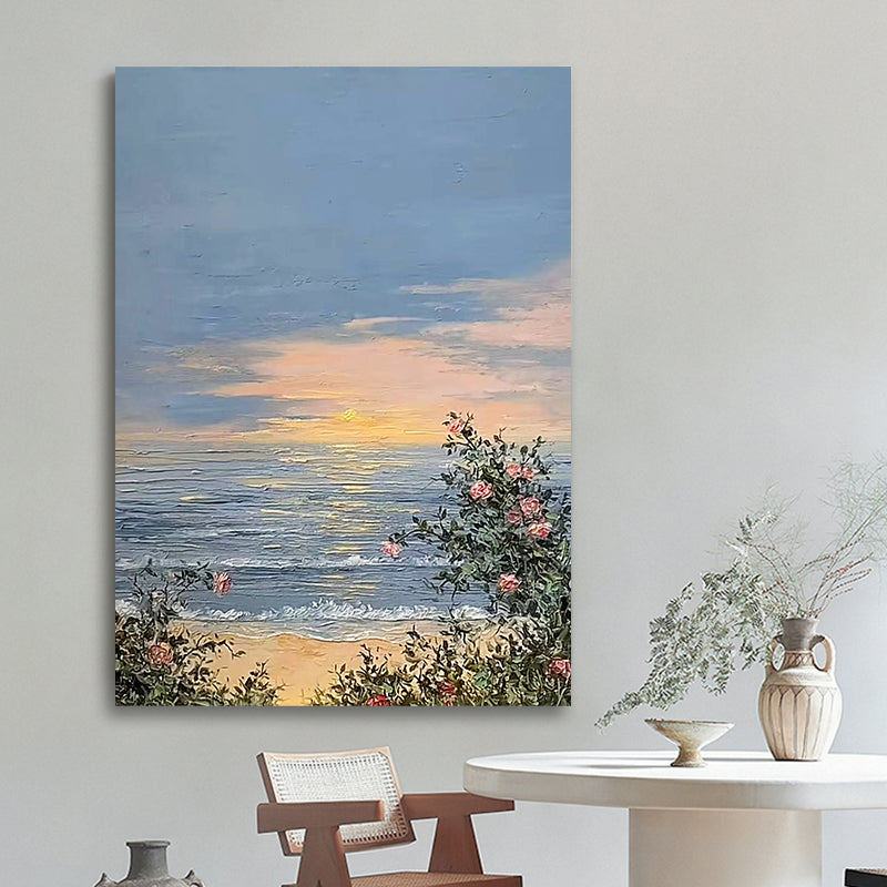 Where Waves Meet Flowers