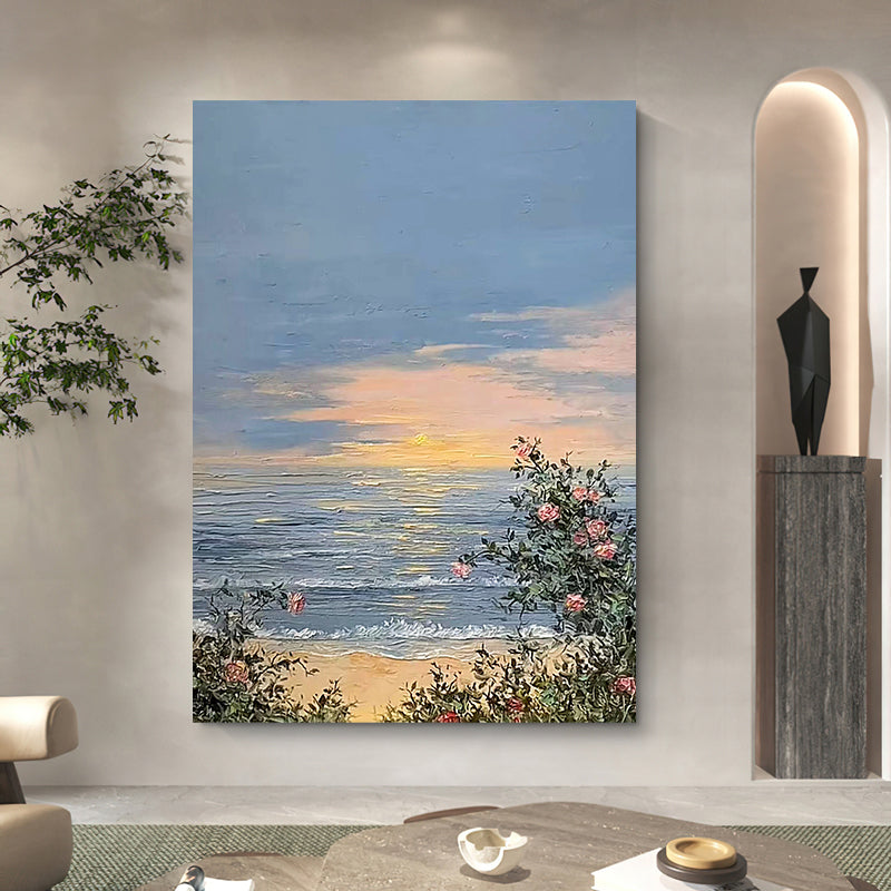 Where Waves Meet Flowers